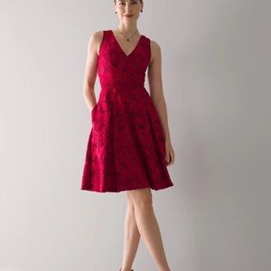 White House Black Market Vibrant Pink Mini Dress